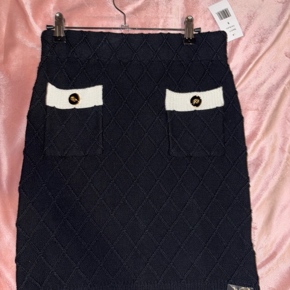 Alexia Admor Blue Mini Pencil Skirt for Work